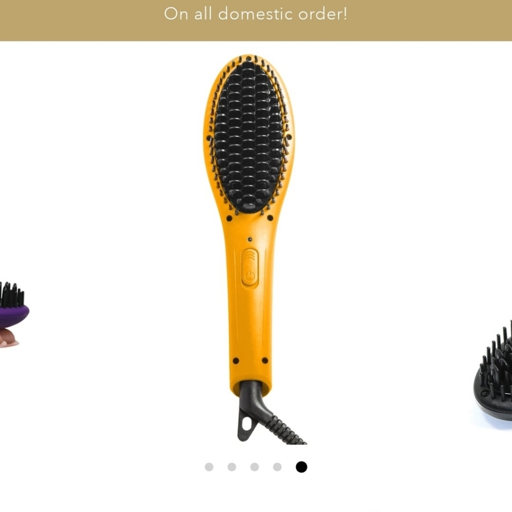 Mini heat brush